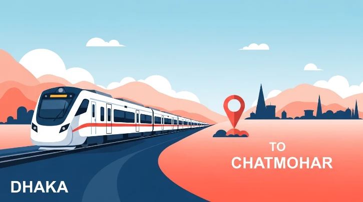 dhaka to chatmohar train schedule