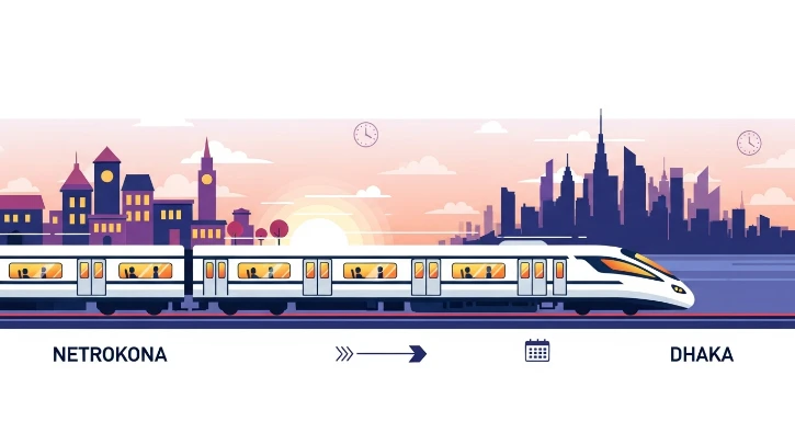 netrokona to dhaka train schedule