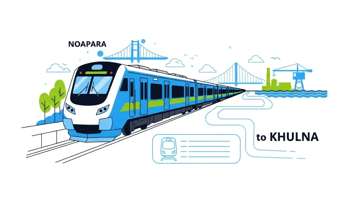noapara to khulna train schedule