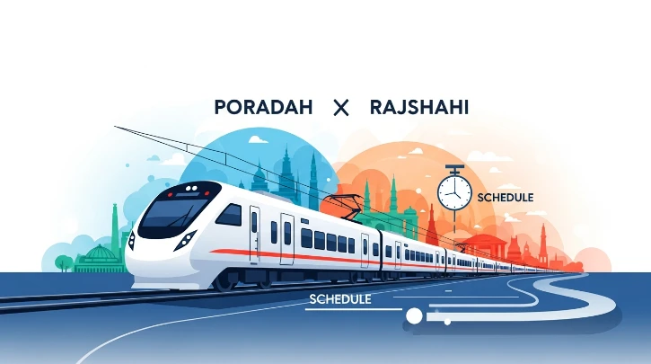 poradah to rajshahi train schedule