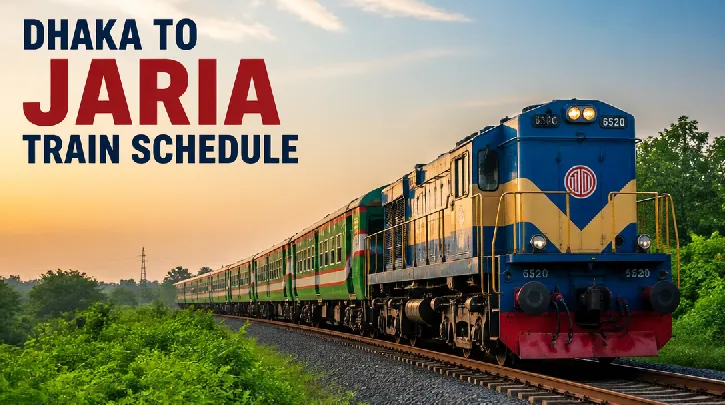 dhaka to jaria train schedule
