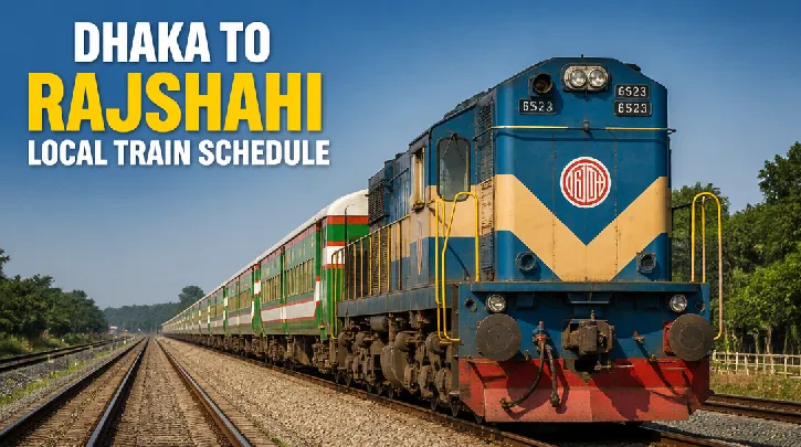 Dhaka to Rajshahi Local Train Schedule