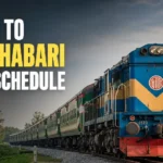 Dhaka to Sarishabari Train Schedule
