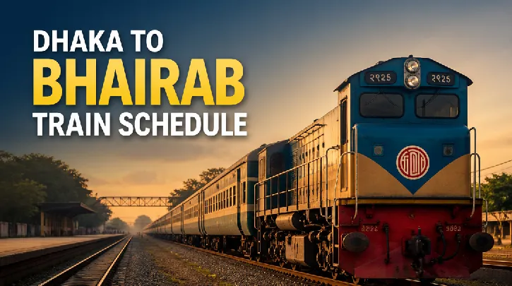 Dhaka Bhairab train schedule: Dhaka to Bhairab train schedul