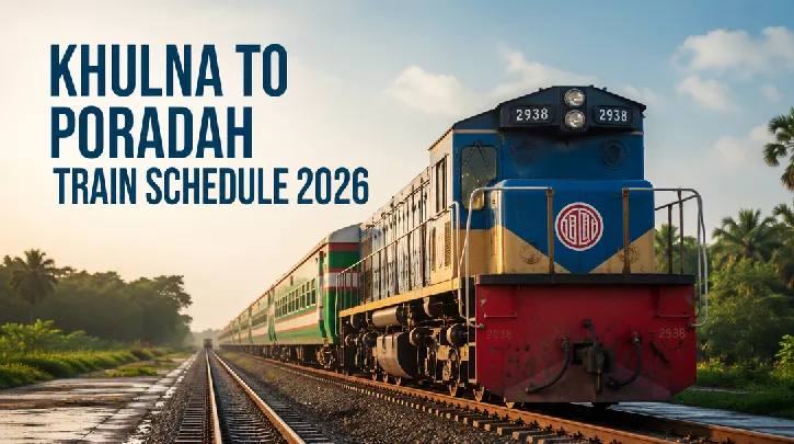 Khulna to Poradah Train Schedule 2026: Book Tickets & Fares