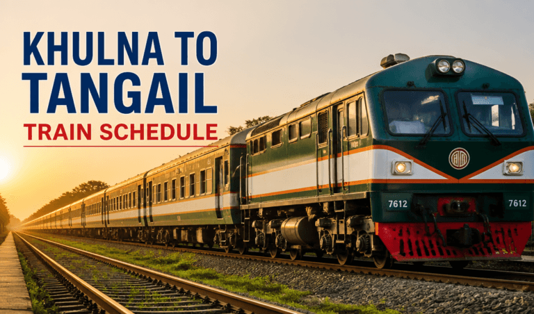 Khulna to Tangail Train Schedule
