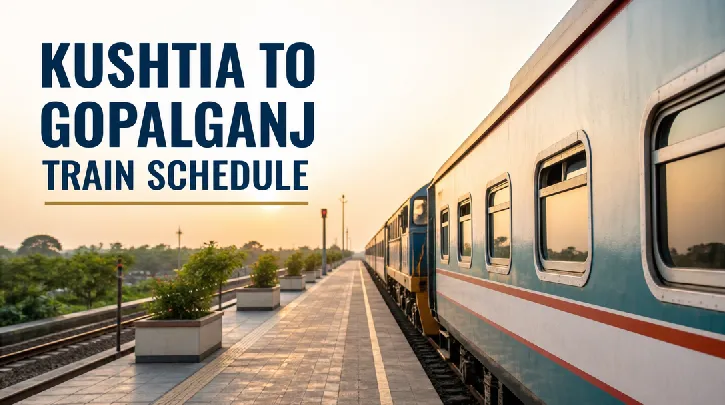 Kushtia to Gopalganj Train Schedule